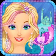 Ice Princess Mermaid Salon: Girls Makeover Games