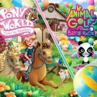 Pony World: Color by Numbers & Animal Golf: Battle Race Bundle